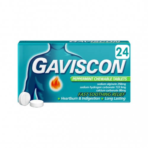 Gaviscon Peppermint Chewable Tablets
